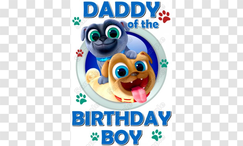 Puppy Pug T-shirt Iron-on Birthday - Dog Pals Transparent PNG