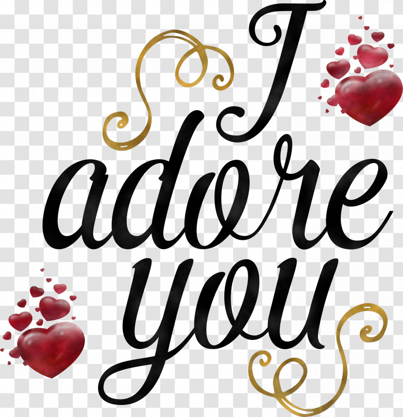 I Adore You Valentines Day Valentines Day Quote Transparent PNG