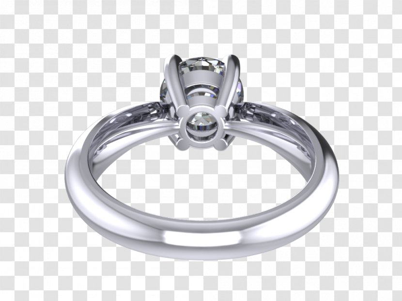 Silver Wedding Ring Body Jewellery - Jewelry Model Transparent PNG