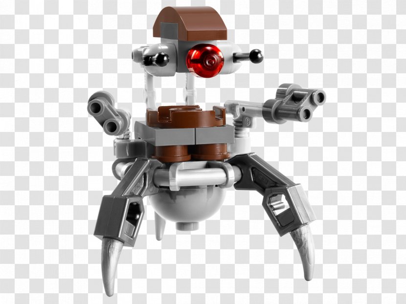 Lego Star Wars Minifigure Droideka Clone Trooper - Droid - Vector Transparent PNG