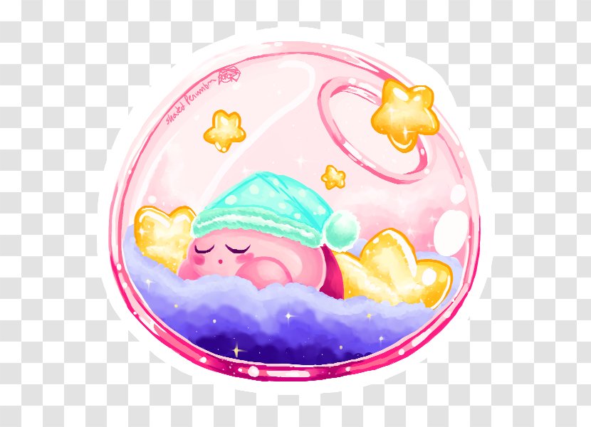 Character Toy Infant - Pink - Clouds Painted Transparent PNG