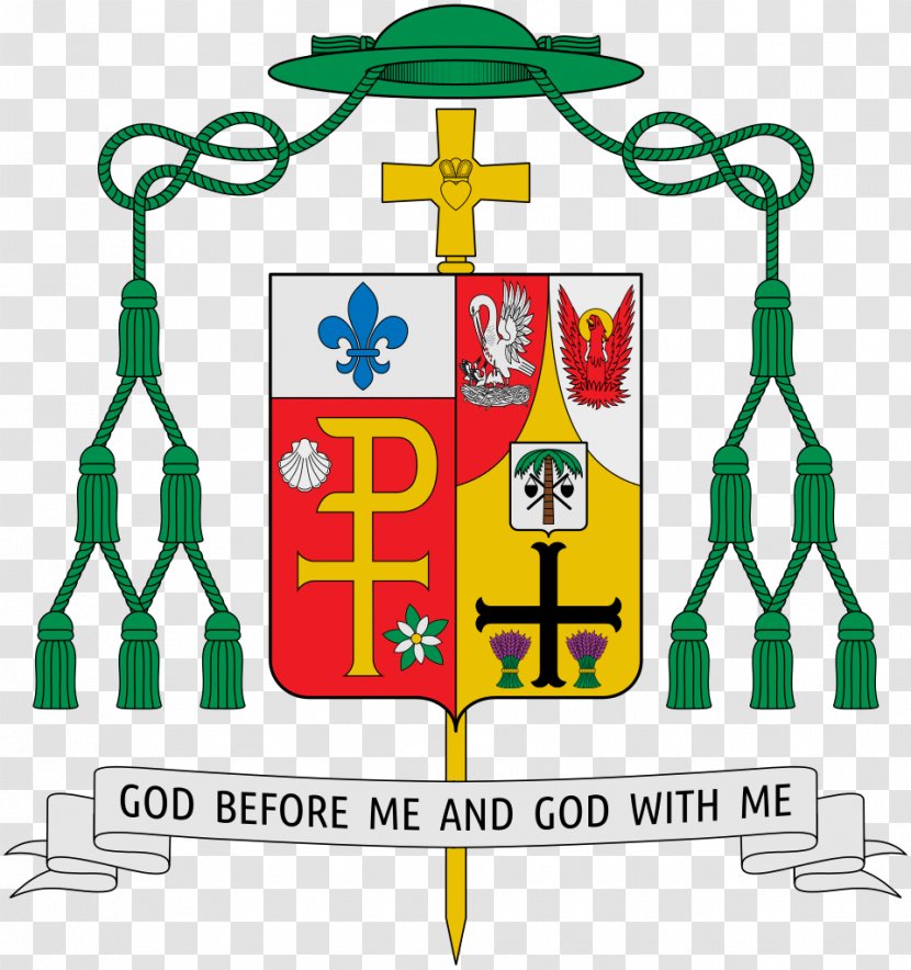 St. John Vianney College Seminary Roman Catholic Diocese Of Orlando James Cathedral Bishop Coat Arms - Signage - Ordination Transparent PNG