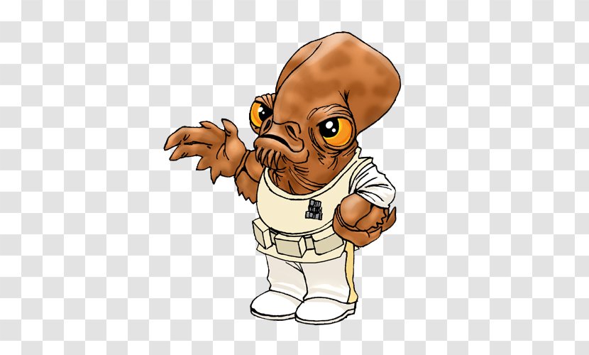 Admiral Ackbar C-3PO Boba Fett Jabba The Hutt Anakin Skywalker - Frame - Cartoon Background Vector Material Transparent PNG