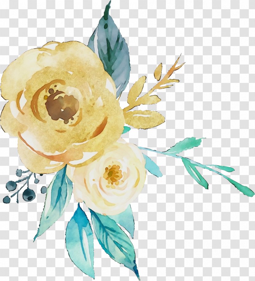 Watercolor Floral Background - Garden - Persian Buttercup Floristry Transparent PNG
