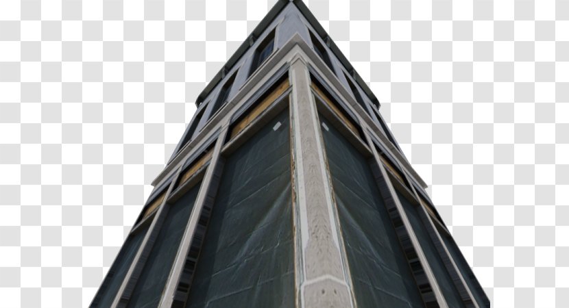 Facade Window Roof Angle - Skyscraper 3d Model Transparent PNG