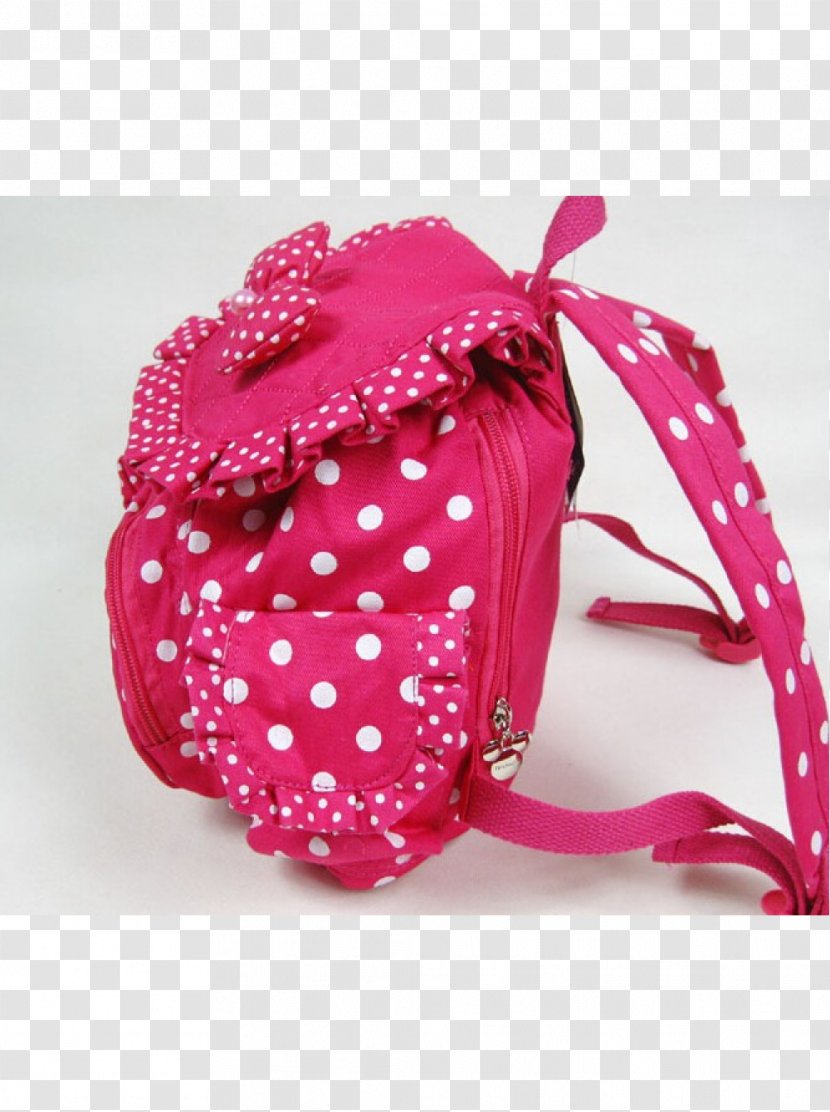 Minnie Mouse Mickey Backpack Handbag - Polka Dot - Schoolbag Transparent PNG