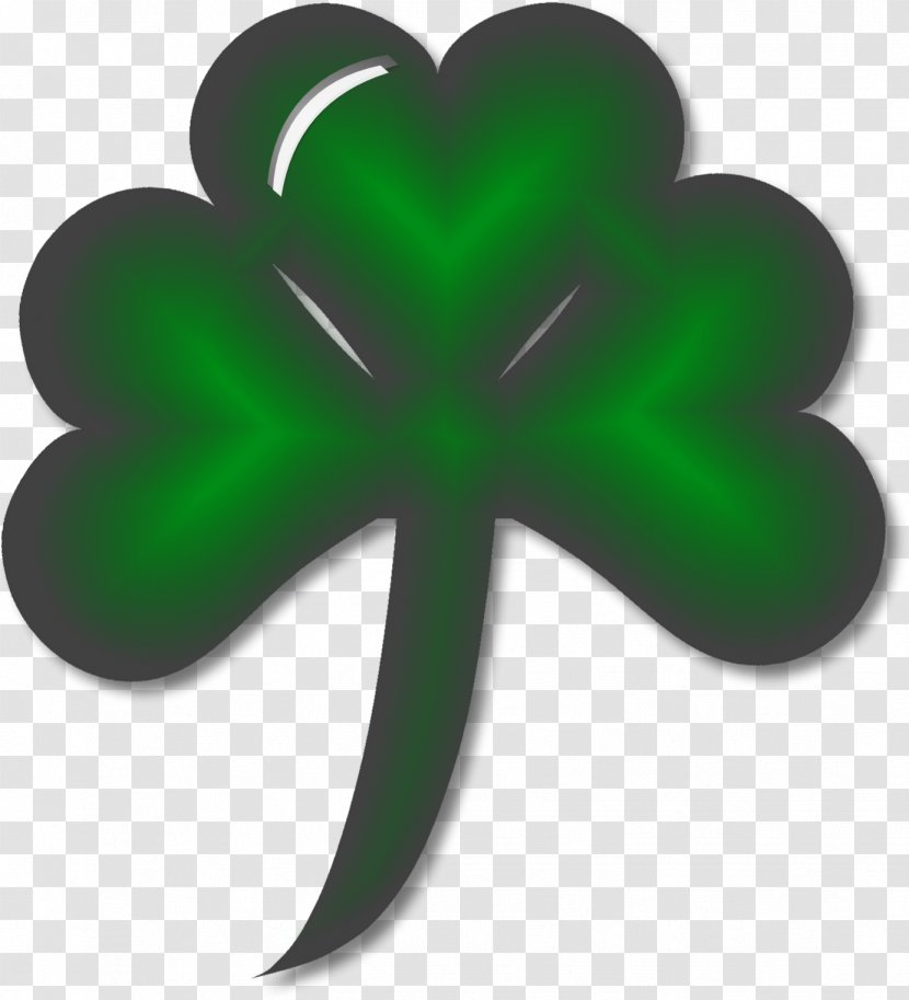 Saint Patrick's Day Shamrock Leprechaun Clip Art - Fourleaf Clover Transparent PNG