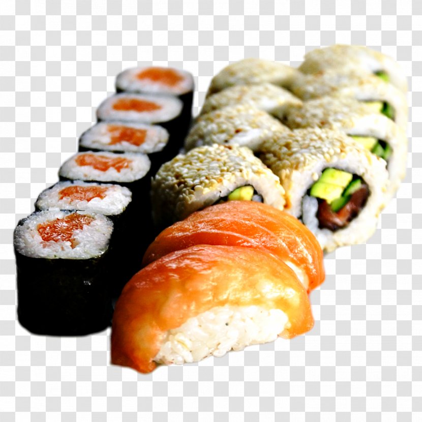 Sushi California Roll Sashimi Japanese Cuisine Makizushi Transparent PNG