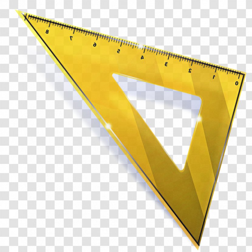 Yellow Background - Triangle - Rectangle Transparent PNG