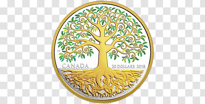 Tree Of Life Silver Coin - Perth Mint Transparent PNG