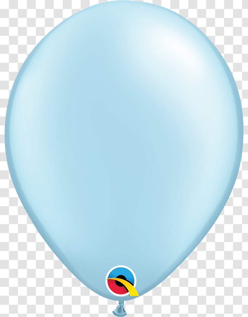 Gas Balloon Party Blue Birthday - Service - Hand Painted Transparent PNG