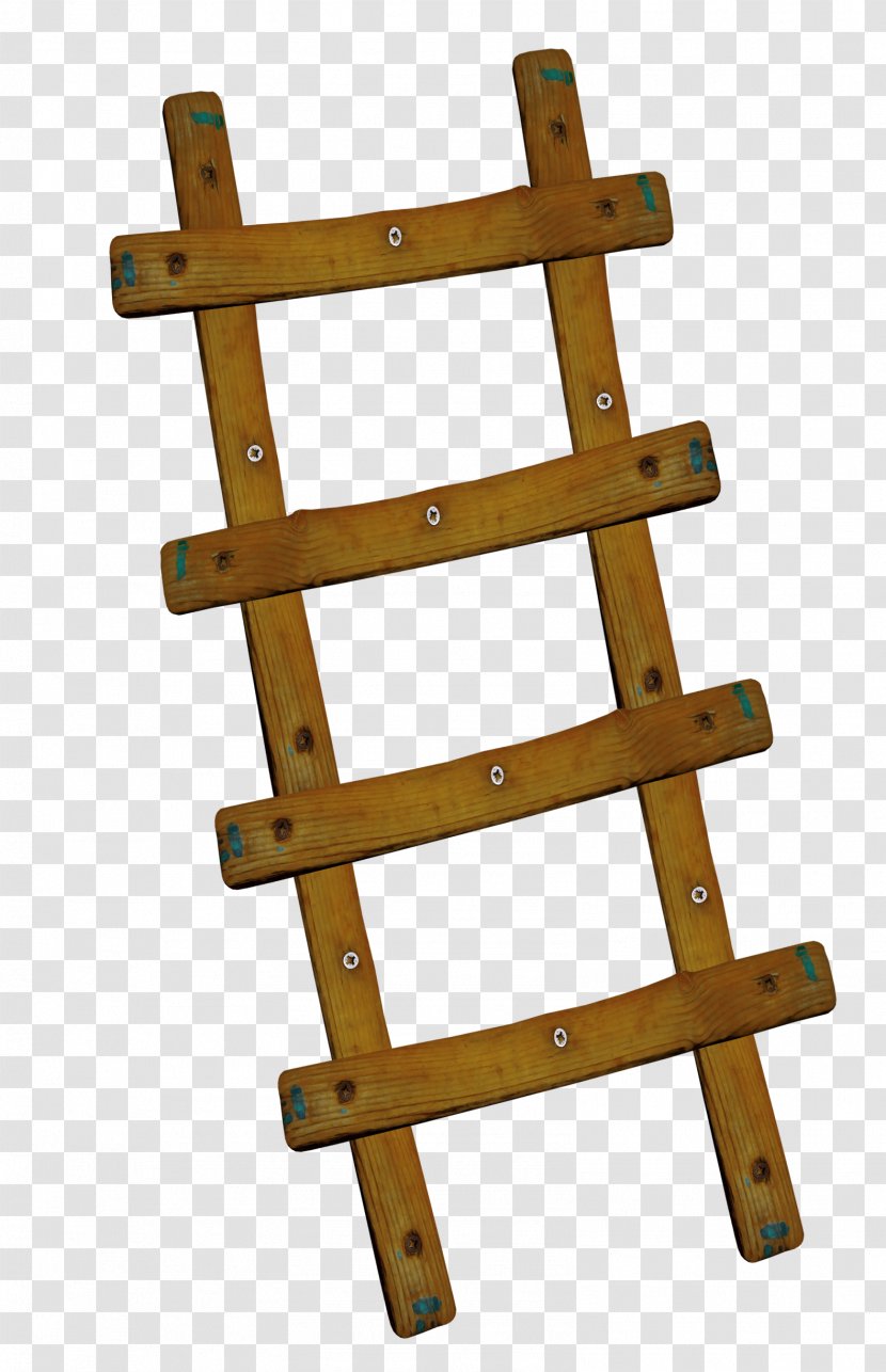 Stairs Ladder Clip Art - Pretty Brown Wooden Transparent PNG