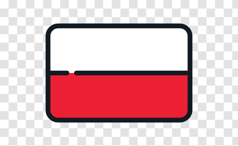 Flag Of Poland - Red - Magenta Transparent PNG