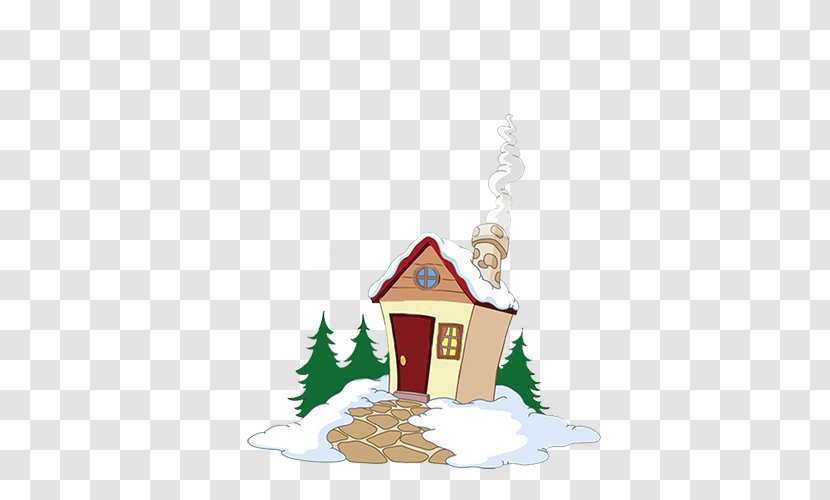 Chalet Drawing Royalty-free Clip Art - Royaltyfree - Snow House Transparent PNG