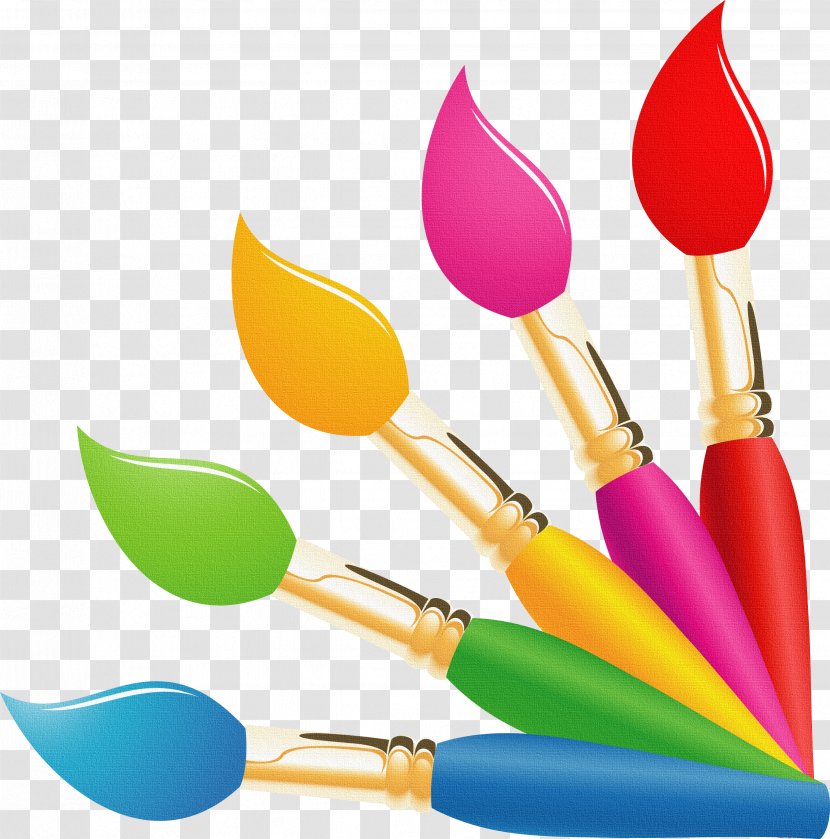 Painting Paintbrush Oil Paint - Art - Brushes Transparent PNG