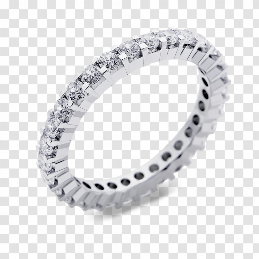 Silver Wedding Ring Body Jewellery Diamond Transparent PNG