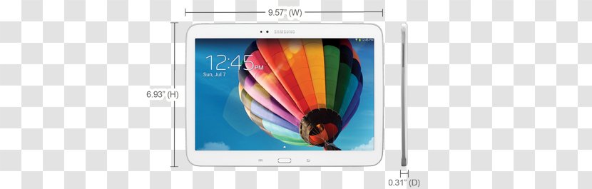 Samsung Galaxy Tab 3 10.1 Computer Android Wi-Fi Transparent PNG