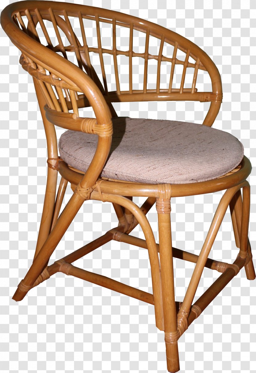 Chair Table Design Clip Art Bamboo - Armchair Transparent PNG