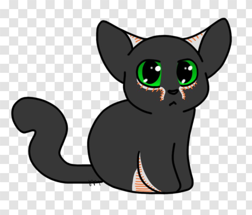 Korat Whiskers Kitten Domestic Short-haired Cat Black - Cartoon - Beautify The Soul With Civilization Transparent PNG