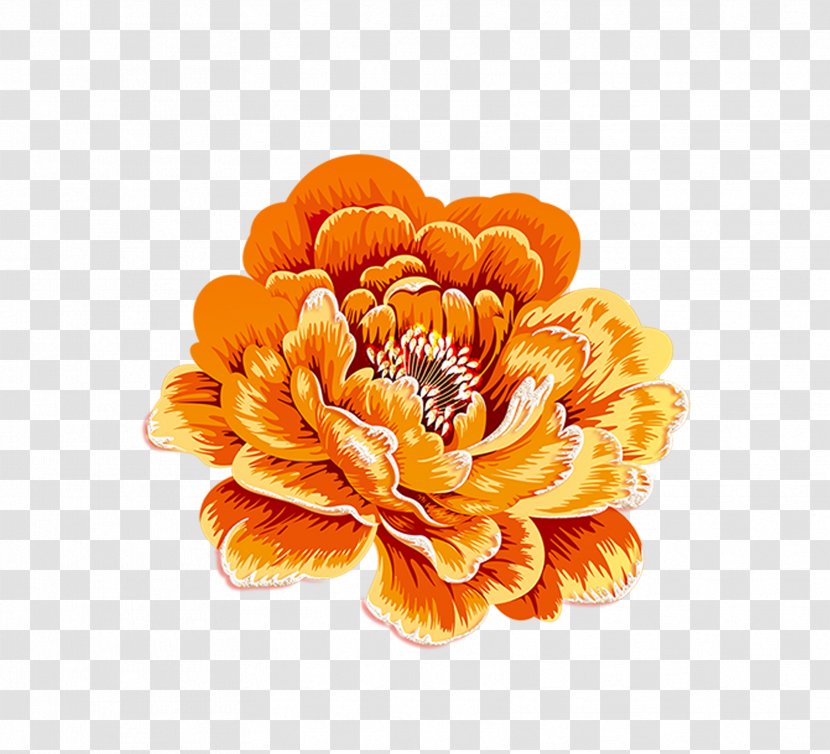 Moutan Peony Clip Art - Poster - Chinese Transparent PNG