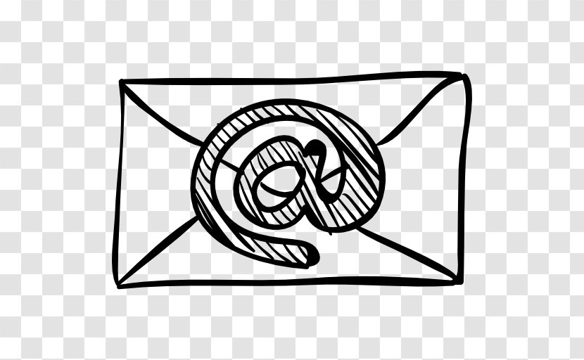 Drawing Email Sketch - Monochrome Photography Transparent PNG