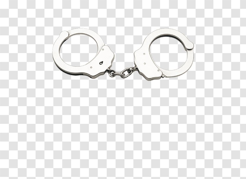 Handcuffs Police Officer Smuggling Clip Art - Silver Transparent PNG