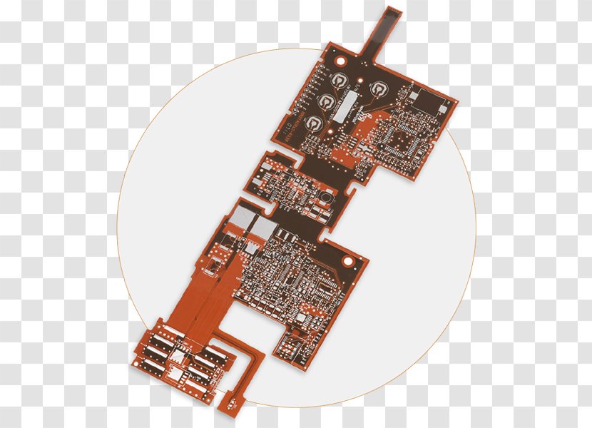 Flexible Electronics Electronic Component Printed Circuit Board - Multi-layer Vector Transparent PNG