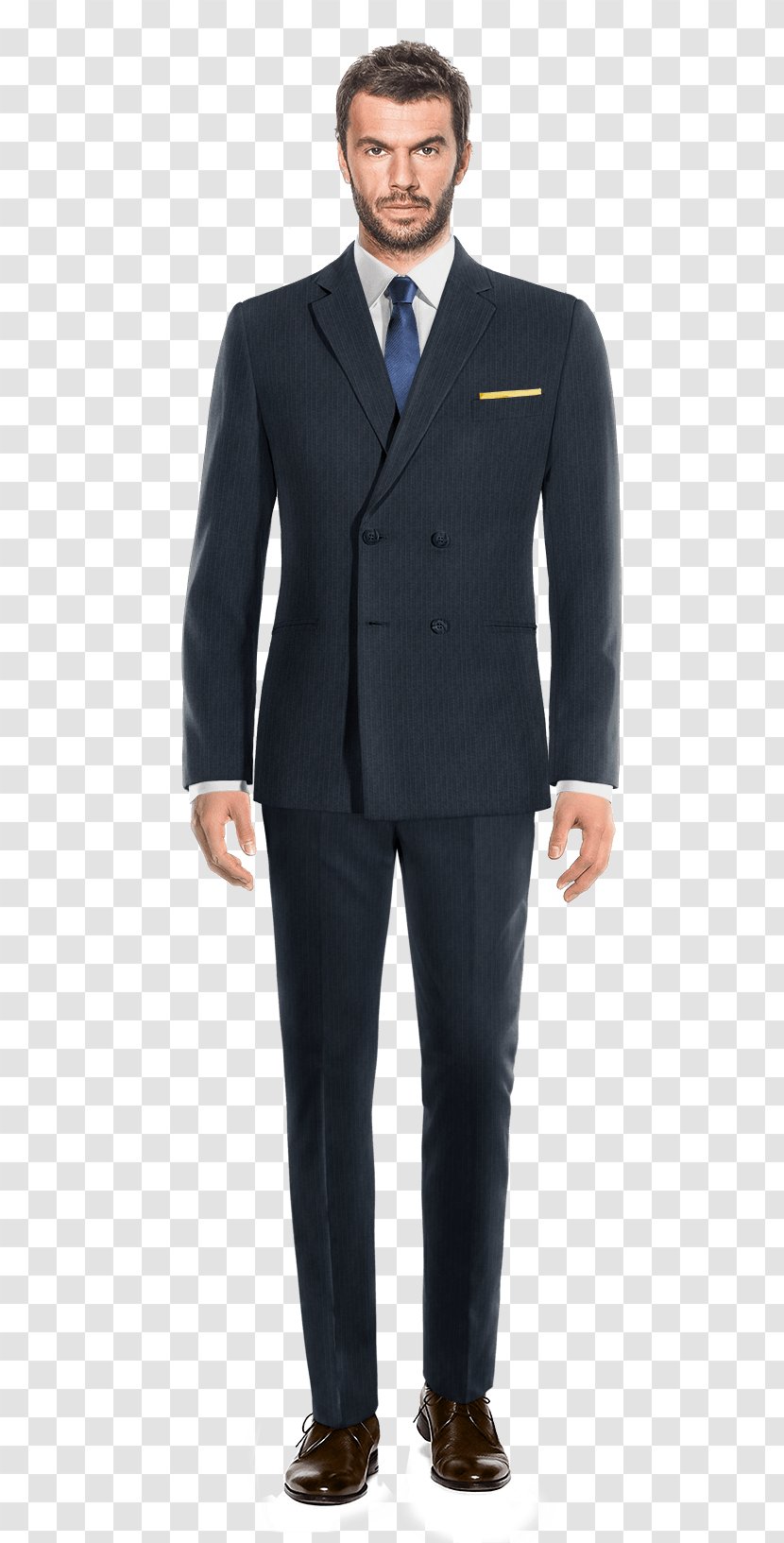 Suit JoS. A. Bank Clothiers Blue Tailor Slim-fit Pants - White Collar Worker Transparent PNG