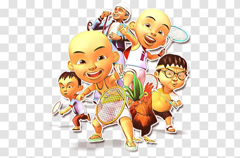 Upin Ipin - Animation - Gesture Sharing Transparent PNG