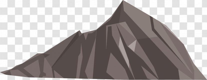 Low Poly Polygon Mountain 3D Computer Graphics - 3d Transparent PNG