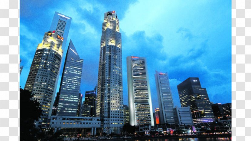 Economy Of Singapore Finance Money - City - Skyline Transparent PNG