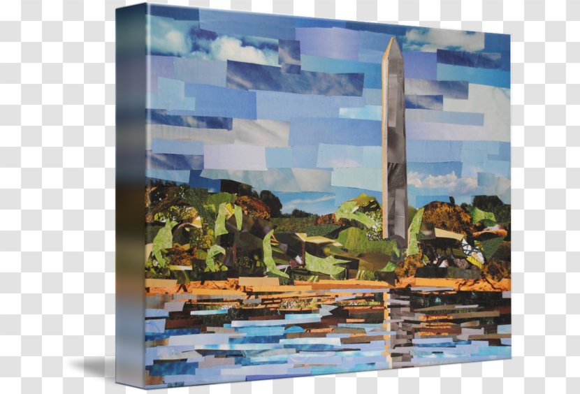 Washington Monument Painting Gallery Wrap Canvas Transparent PNG