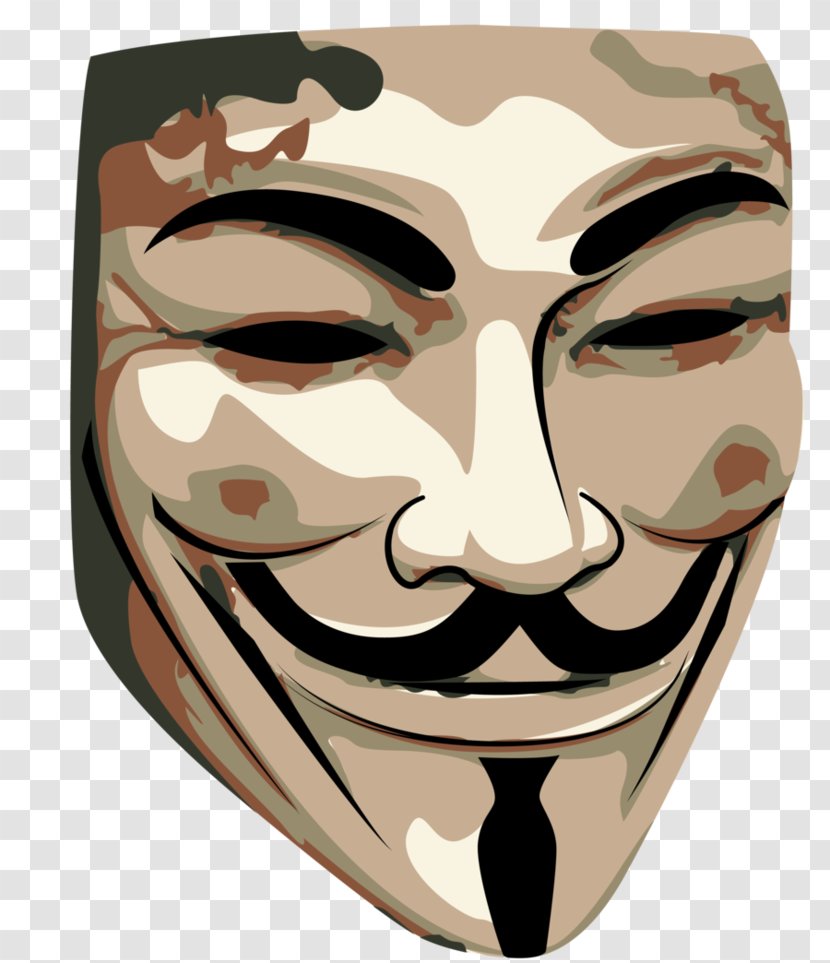 Guy Fawkes Andre The Giant Has A Posse V For Vendetta T-shirt Mask - Handbag - Anonymous Transparent PNG