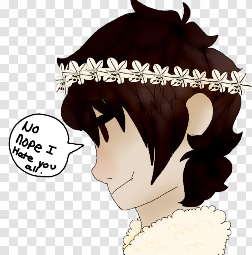 Nico Di Angelo Flower Drawing The Titan's Curse Owl - Forehead Transparent PNG