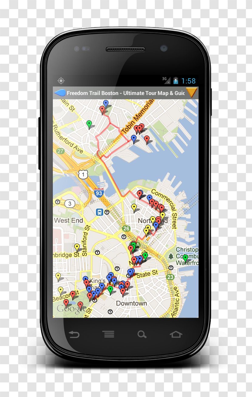 GPS Navigation Systems Mobile Phones Handheld Devices - Electronic Device - Map App Transparent PNG