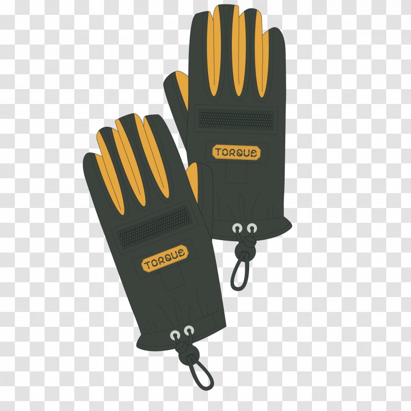 Glove Clothing Outerwear Download - Yellow - Warm Gloves Transparent PNG