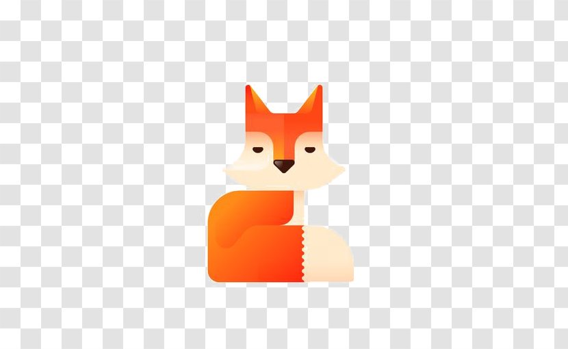 Cartoon Fox Illustration - Canidae Transparent PNG