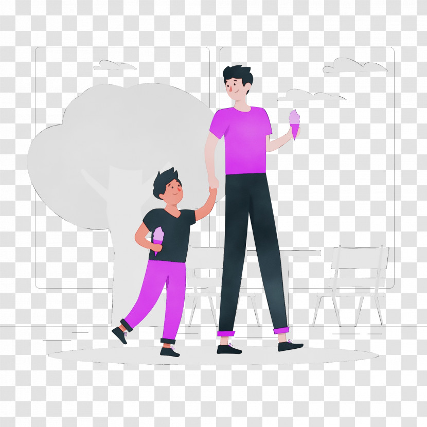 Meter Purple Cartoon Behavior Human Transparent PNG