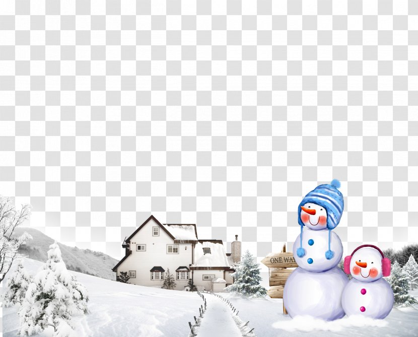 Igloo Winter Snowman - Freezing - Snow House Free Of Material Transparent PNG