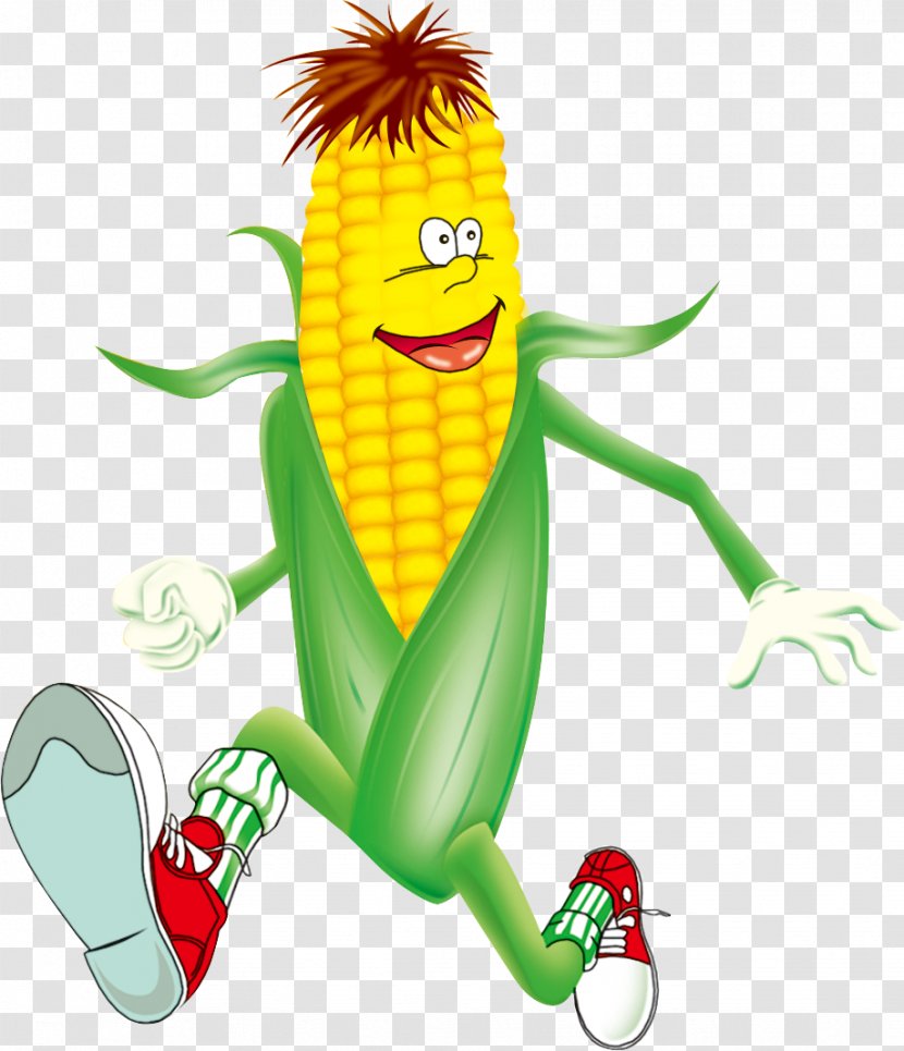 Maize Cartoon Illustration - Art - Corn Transparent PNG