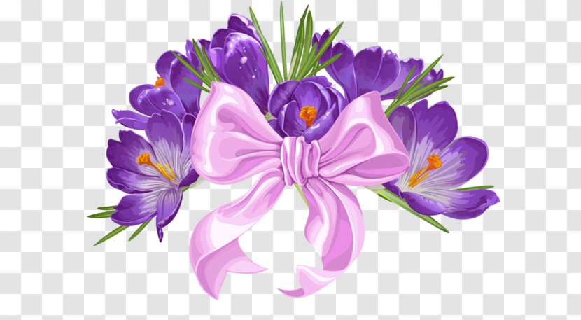 Lovely Nails & Spa Clip Art Flower Borders And Frames Crocus - Saffron Le Bon 2015 Transparent PNG