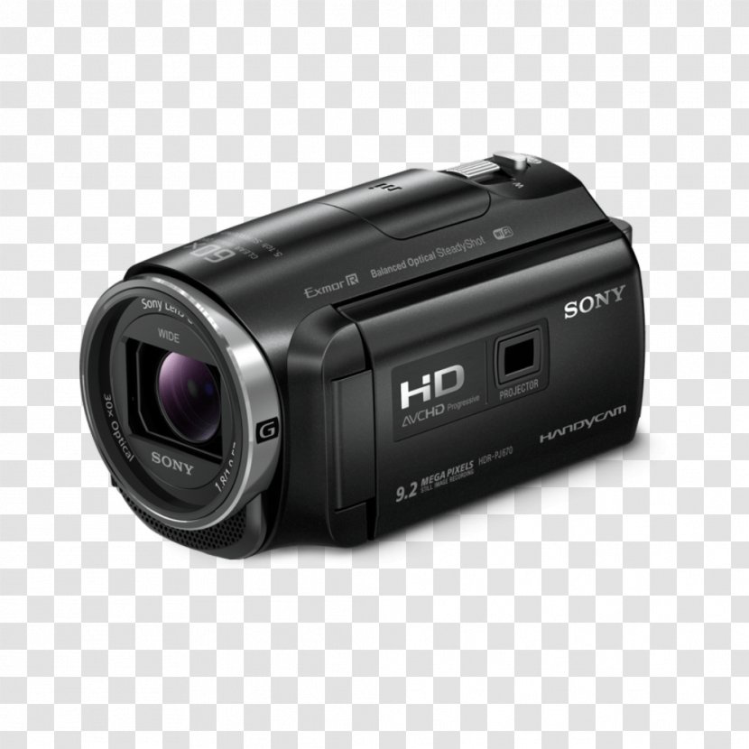 Digital Video Sony Handycam HDR-PJ670 Camcorder High-dynamic-range Imaging - Hdrpj620 - Clearance Sale. Transparent PNG