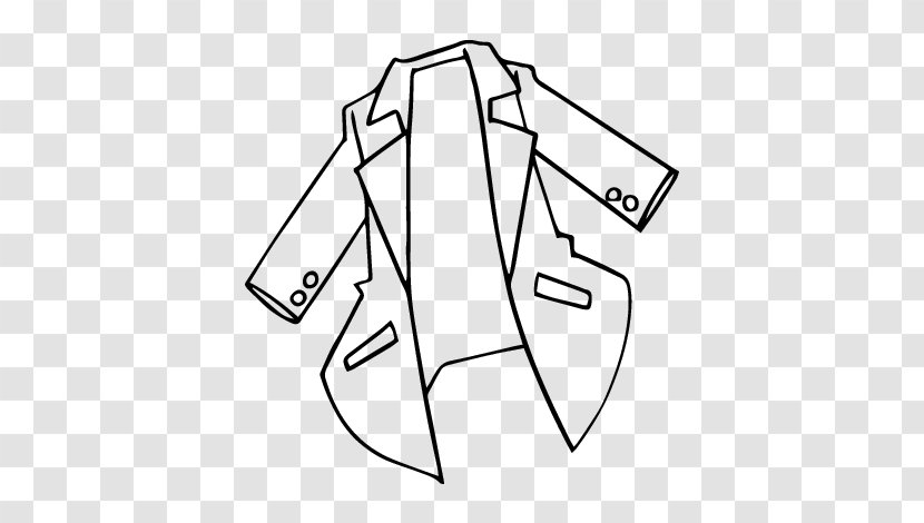 Trench Coat Sleeve Drawing Jacket - Pants Transparent PNG
