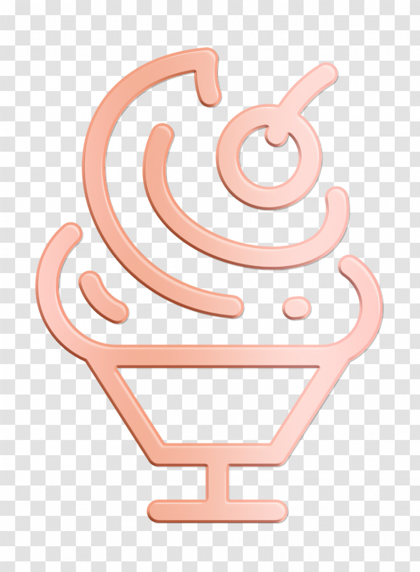 Restaurant Elements Icon Dessert Icon Ice Cream Icon Transparent PNG
