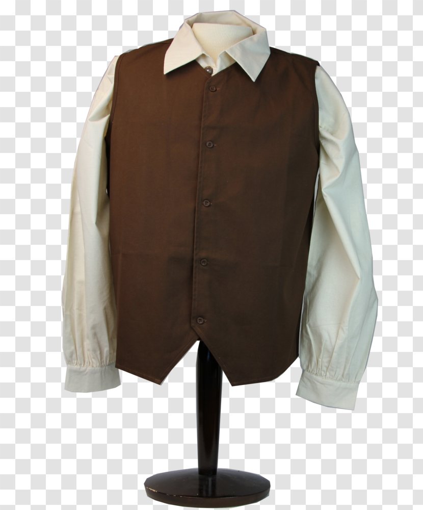 Sleeve Button Shirt Clothing Blouse - Fashion Waistcoat Transparent PNG