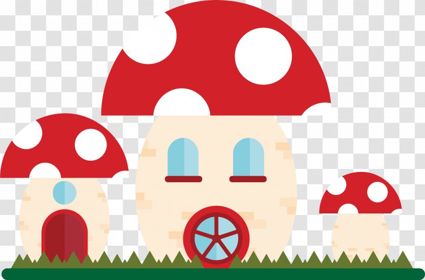 Fairy Tale Download Clip Art - Area - Mushroom Castle Transparent PNG
