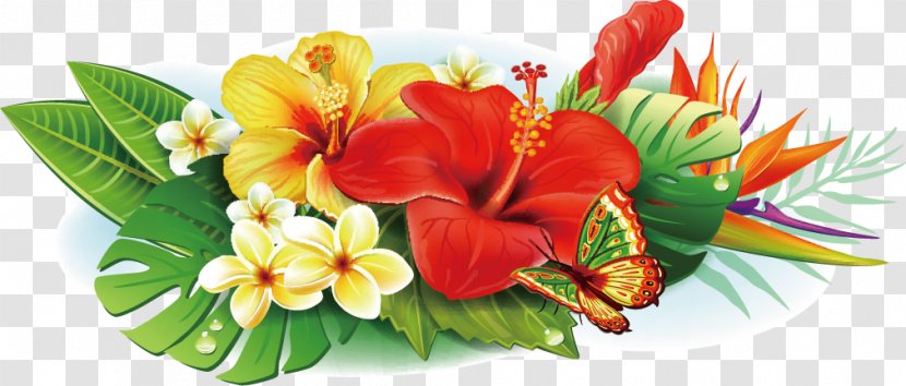 Hawaiian Flowers Psd - Bouquet - Stock Photography Transparent PNG