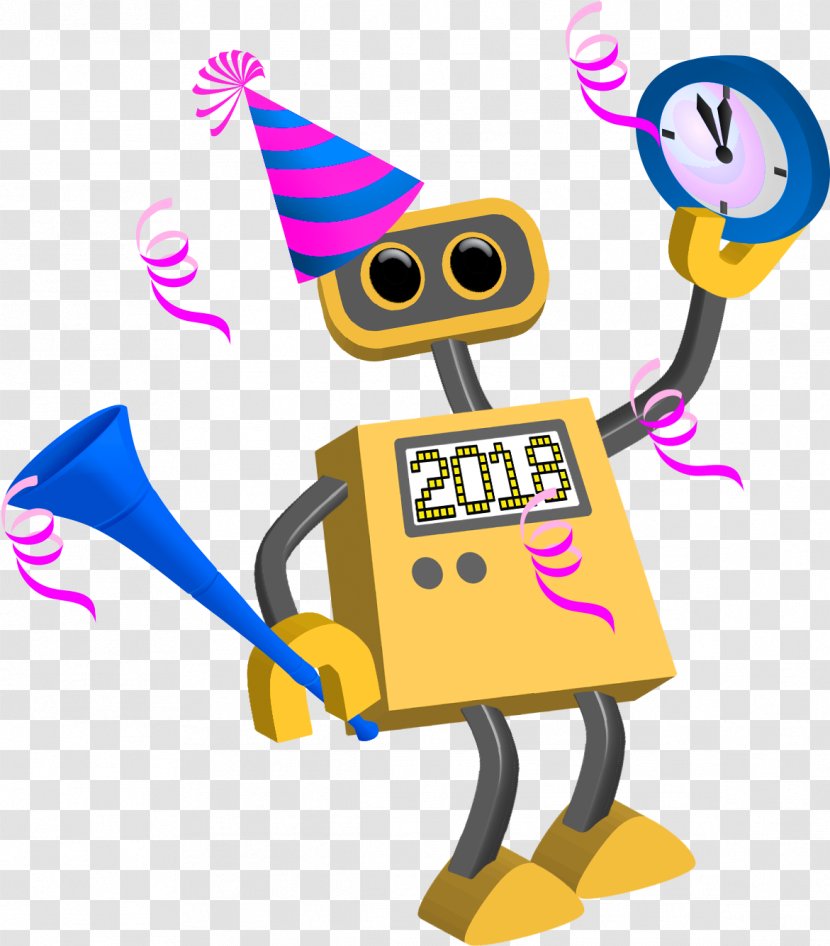 New Years Eve Background - Cartoon - Machine Technology Transparent PNG