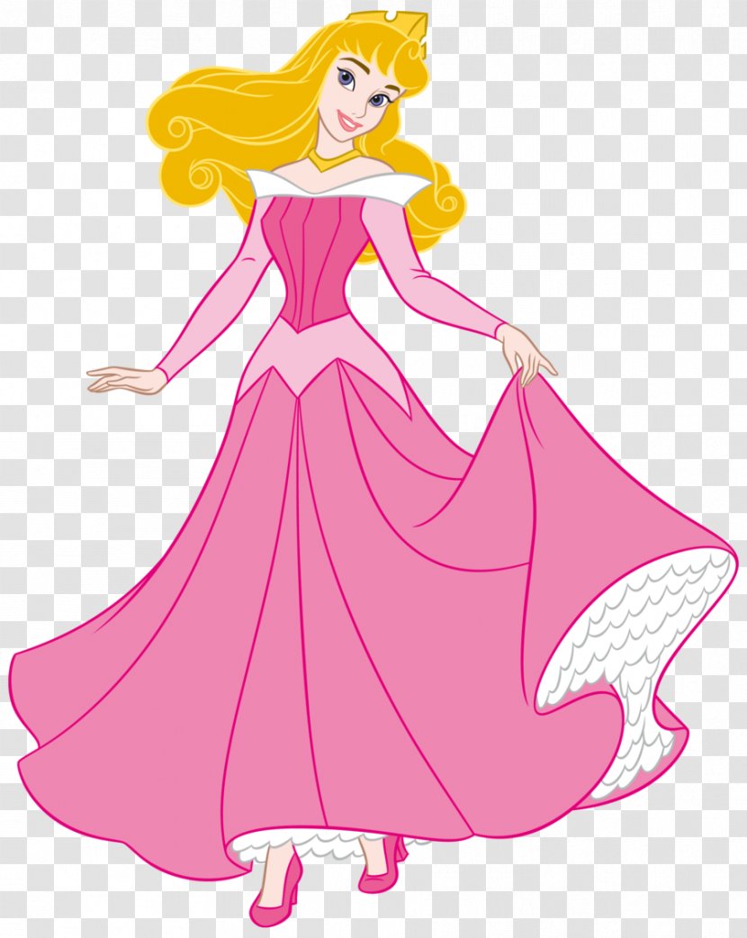 Princess Aurora Cinderella Elsa Belle Clip Art - Watercolor - Sleeping Beauty Transparent Transparent PNG