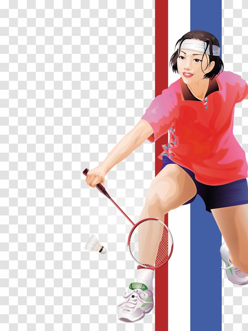 Badminton Racket Poster Ball Sport - Heart - Creative Admissions Background Transparent PNG